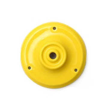 Porcelánový stropný držiak v žltej farbe (2)