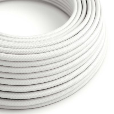 Kábel trojžilový v podobe textilnej šnúry v bielej farbe, 3 x 0.75mm, 1 meter