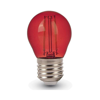 FILAMENT žiarovka - LITTLE - E27, Červená, 4W, 60lm, V-TAC