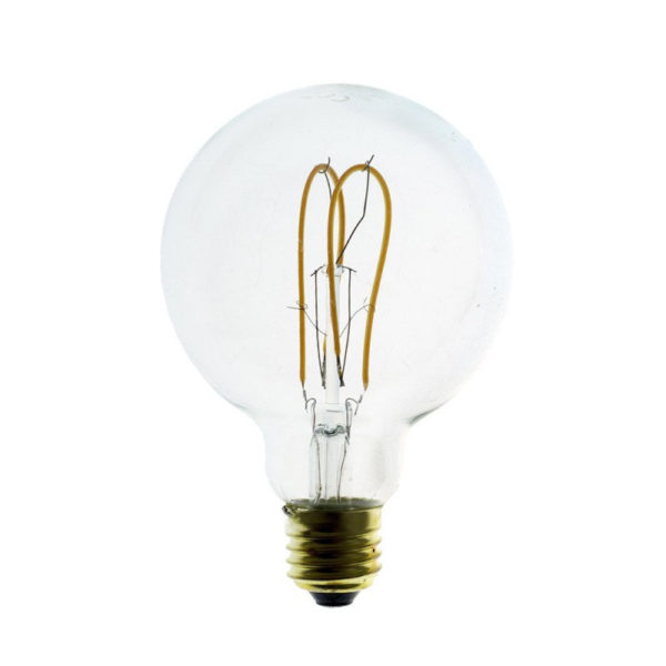 Edison Soft žiarovka, LED žiarovka - GLOBUS - 5W, E27, Stmievateľná, 2200K (1)