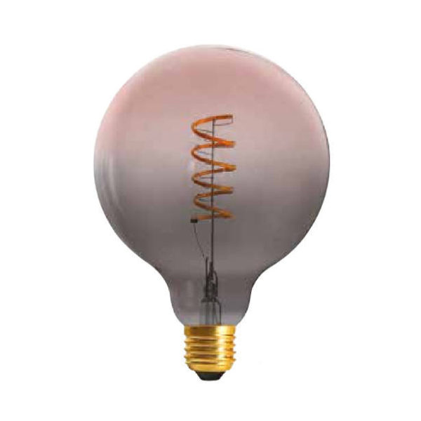 Edison Soft žiarovka BLACK-TRANSPARENT SPHERE - E27, 4W, 150lm, Stmievateľná (1)