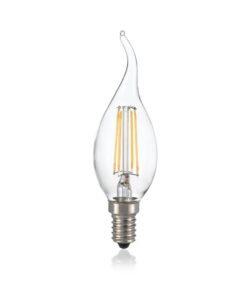 LED FILAMENT žiarovka - CANDLE - E14, Teplá biela, 4W, 430lm
