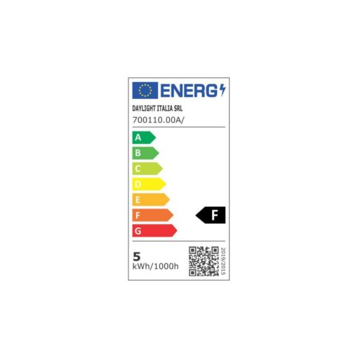 Priehľadná LED žiarovka - G125, 4W, E27, 470lm, Teplá biela | Daylight Italia - Image 5