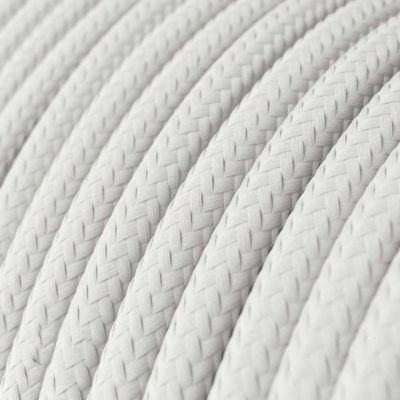 Kábel do exteriéru dvojžilový v podobe textilnej šnúry v bielej farbe, 2 x 1mm, 1 meter-