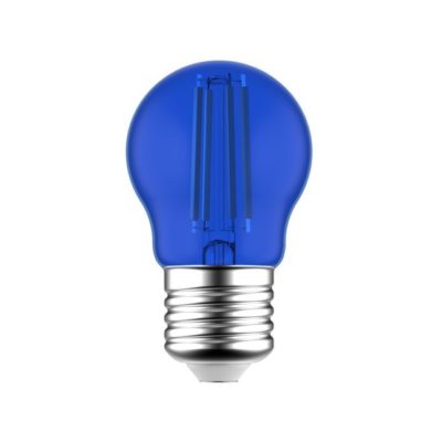 LED žiarovka Globetta E27, 1.4W, 13lm, Modrá | Daylight Italia