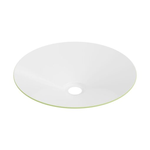 Pastelové kovové tienidlo vo svetlo zelenej farbe, priemer 30cm - Image 3