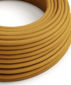 Elektrický kábel dvojžilový potiahnutý bavlnou v medovej farbe, 2 x 0.75mm, 1 meter