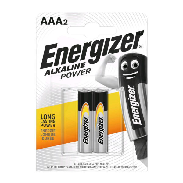 Energizer alkalické batérie Alkaline Power mikrotužkové AAA:2, LR03:2