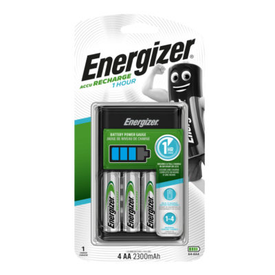 Energizer nabíjačka 1HR Charger + batérie 4 x AA 2300 mAh
