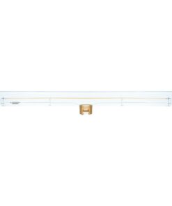 Priehľadná LED žiarovka S14d, 30 cm, Teplá biela, 350lm, Stmievateľná