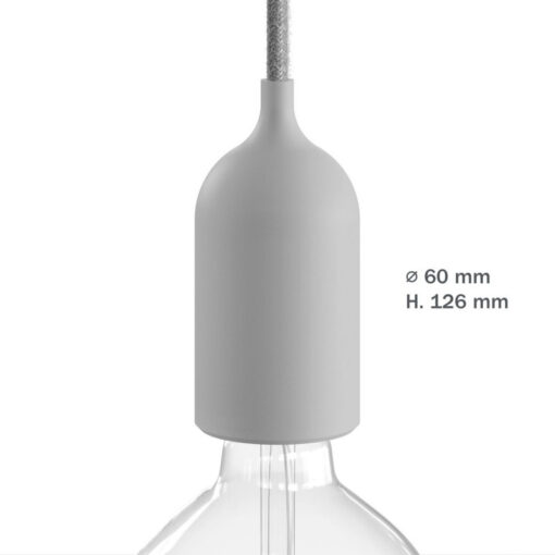 Exteriérová objímka v pastelovej čiernej farbe - Image 6