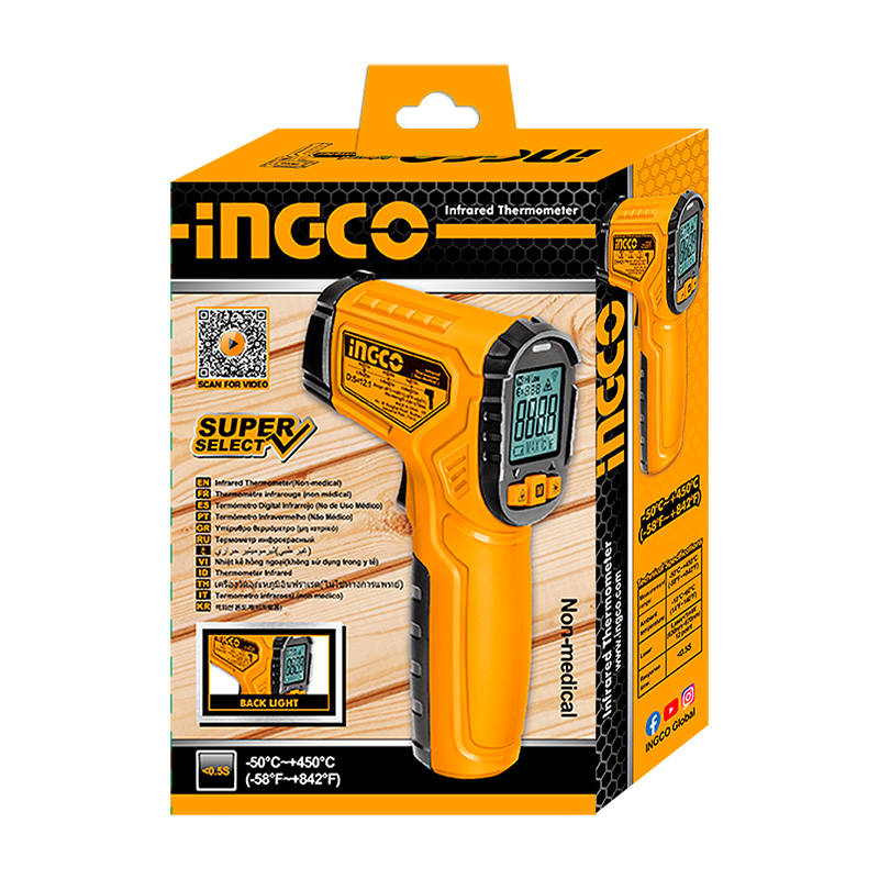 INGCO HIT0155026 Laserový pyrometer s LCD displejom.-