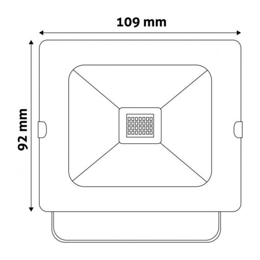 LED SLIM Reflektor SMD, Studená biela, 10W, 810 lm - Image 4