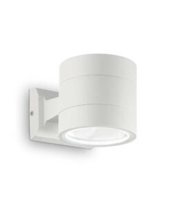 Exterierové nástenné svietidlo SNIF AP1 ROUND, biela farba | Ideal Lux