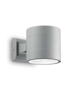 Exterierové nástenné svietidlo SNIF AP1 ROUND, sivá farba | Ideal Lux