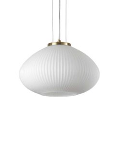 Luxusné svietidlo s kreatívnym tienidlom PLISSE SP1 D35, mosadz | Ideal Lux