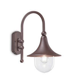 Nástenné vonkajšie svietidlo v kávovej farbe IP43, CIMA AP1 | Ideal Lux