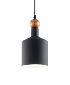 Šedé závesné svietidlo TRIADE-3 SP1 s drsným povrchom tienidla | Ideal Lux
