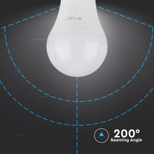 LED Žiarovka so SAMSUNG čipom, E27, 12W, Studená biela, 1055lm, Stmievateľná - Image 4