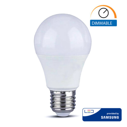 LED Žiarovka so SAMSUNG čipom, E27, 12W, Studená biela, 1055lm, Stmievateľná