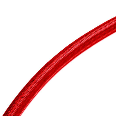 Textilný kábel v červenej farbe 3 x 1,5 mm²
