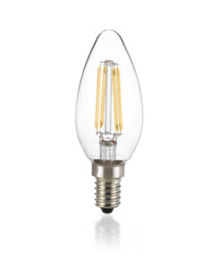 LED FILAMENT žiarovka - OLIVA - E14, Teplá biela, 4W, 430lm | Ideal Lux