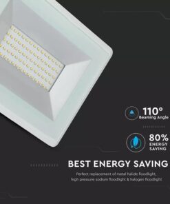 Reflektor LED E-Series 50W, Denná biela, 4000K, 4250lm, biely – Obrázok 5