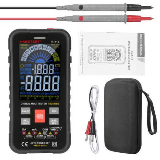Digitálny univerzálny multimeter Habotest HT116 True RMS, NCV - Image 3