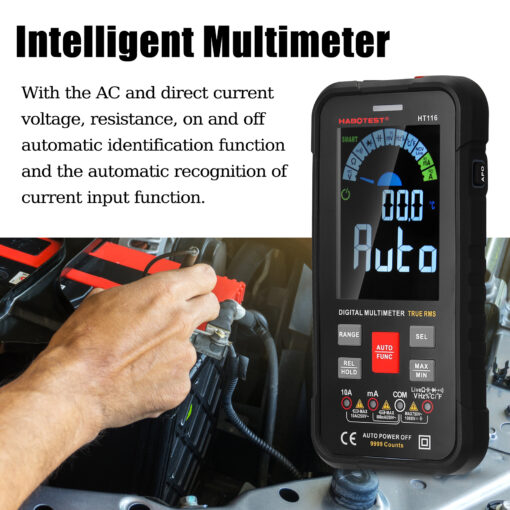 Digitálny univerzálny multimeter Habotest HT116 True RMS, NCV - Image 5