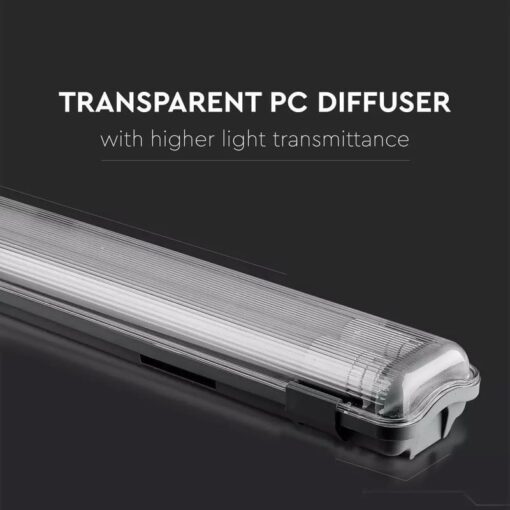 Lineárne LED trubicové svietidlo IP65, 44W, 4000K, 4000lm, 150cm - Image 2