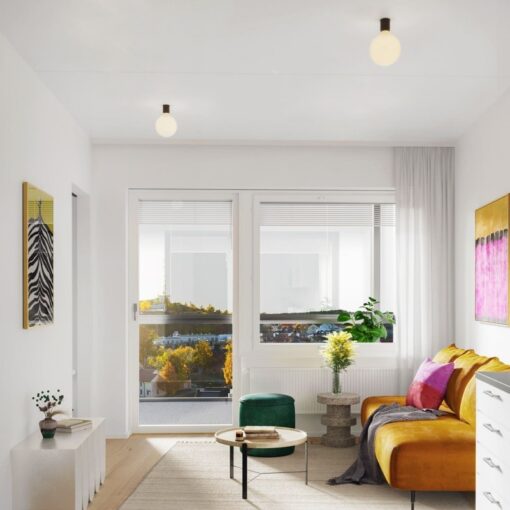 Objímka nástennej alebo stropnej lampy E27 -  IP44, čierna farba - Image 3