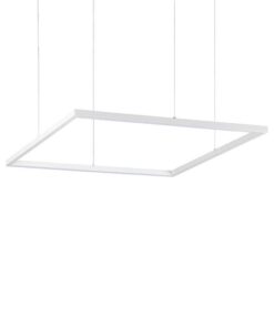 LED luster ORACLE SLIM SP D70 SQUARE, 3000k, 4350lm, biela farba | Ideal Lux