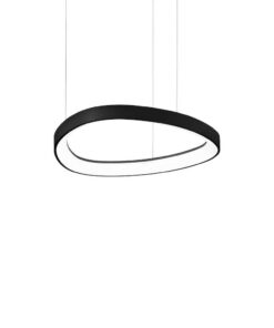Oválny závesný luster GEMINI SP D42 v čiernej farbe | Ideal Lux
