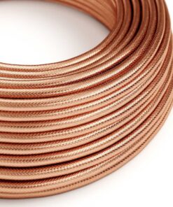 Elektrický kábel potiahnutý červenou medenou vrstvou, 3 x 0.75mm, 1 meter